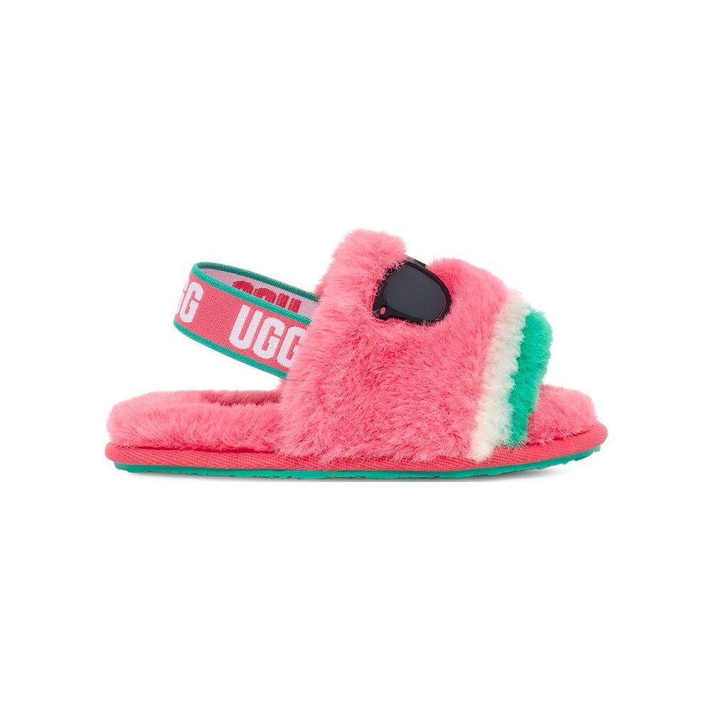 UGG Удобные повседневные низкие тапочки Детские тапочки арбузно-красные 1136516T-WTR