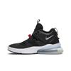 Nike Air Force 270 'Black White' (Unisex) Black / White-Hyper Crimson Casual Shoes AH6772 001