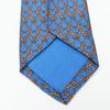Used HERMES Tie Toyota Limited Edition Silk Blue Brown Suit