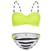 Sexy Bikini Striped Push Up Women Bra Briefs Swimsuit Bathing Suit for