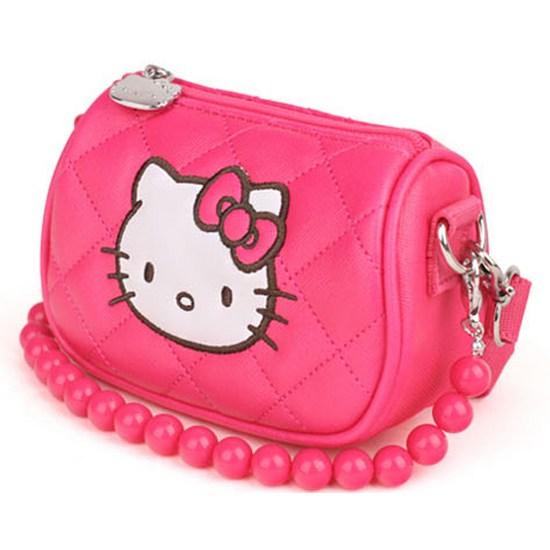 Hello Kitty Girls' Bead Zipper Mini Tote Crossbody Bag KTK-RB21P, a Popular Character In Korea