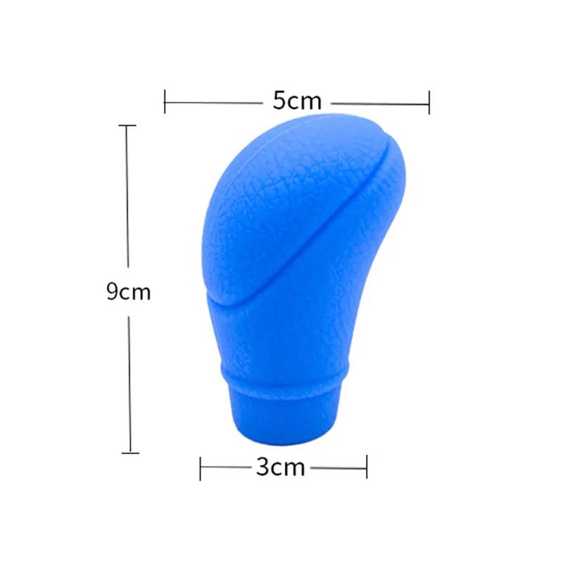 Non-Slip Silicone AT Gear Shift Knob Cover Universal Car Manual Gear Shift Protective Covers Sleeve Auto Accessories Interior