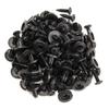 YWLiHcme 50pcs Universal Car Fender Retainer Plastic Clip Portable Vehicle Fastener Rivets 6mm Hole Automotive Push Pins