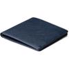 [VALOREA] bifold wallet men's lightweight Thin [Smart design for easy removal] genuine leather compact (Navy)