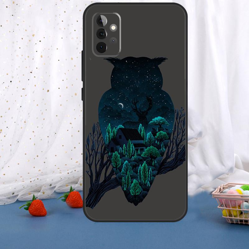 Сова Акварельное Животное Для Samsung Galaxy A15 A55 A35 A53 A33 A13 A36 A56 A26 A16 A22 A32 A52 A54 A34 A05 A06 Чехол
