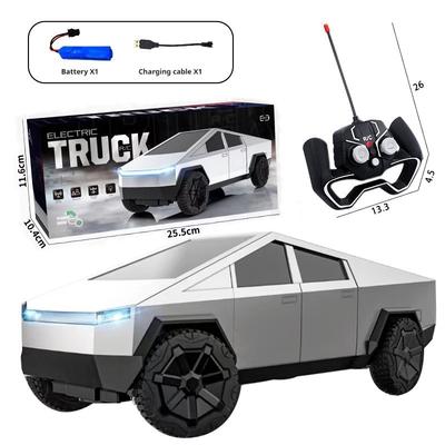 Пикап Tesla Модель Цветная Коробка Упаковка Ударопрочный Симуляция Машина на Радиоуправлении Детская Игрушечная Машина Модель Мальчик Рождественские Подарки