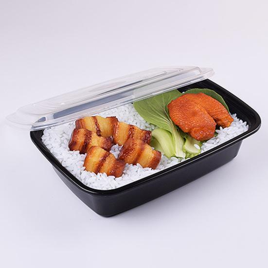 50 шт. контейнеров для приготовления еды в ланч-боксах, 32 унции, многоразовые контейнеры для еды с крышками, герметичные, не содержащие бисфенол-А, штабелируемые контейнеры для хранения еды для ресторана и дома