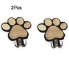 2 шт. Настенные деревянные крючки в виде отпечатка лапы, Нескользящие крючки для одежды в виде кошачьих когтей, Спальня