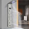LED Shower Panel Tower System Rain&Waterfall Massage Jets Faucet Stainless Steel