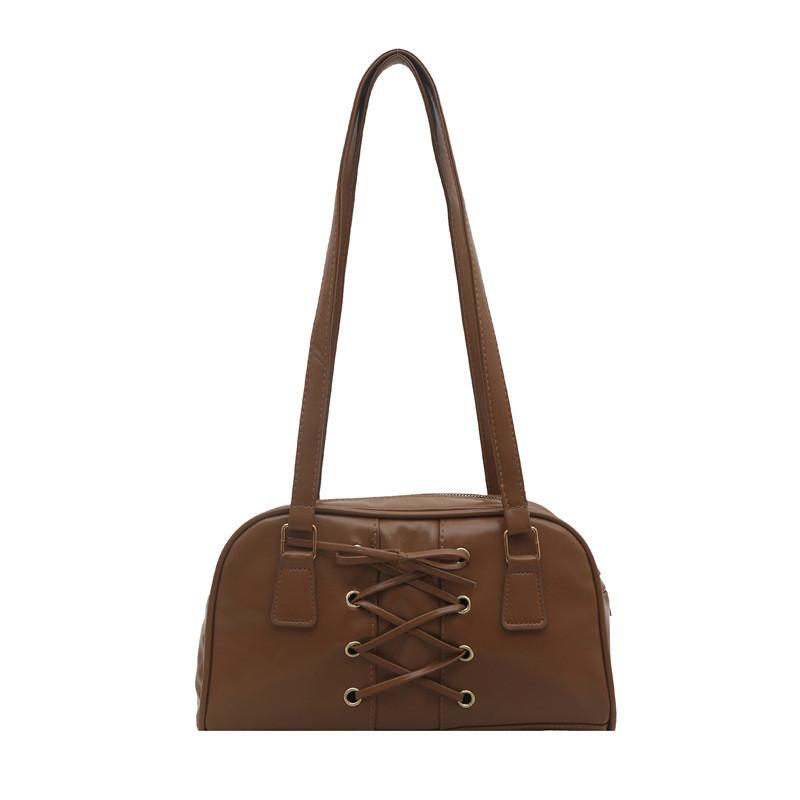 Женская сумка-тоут из искусственной кожи большой вместимости, стильная уличная одежда с ремешком и бантом для повседневного использования