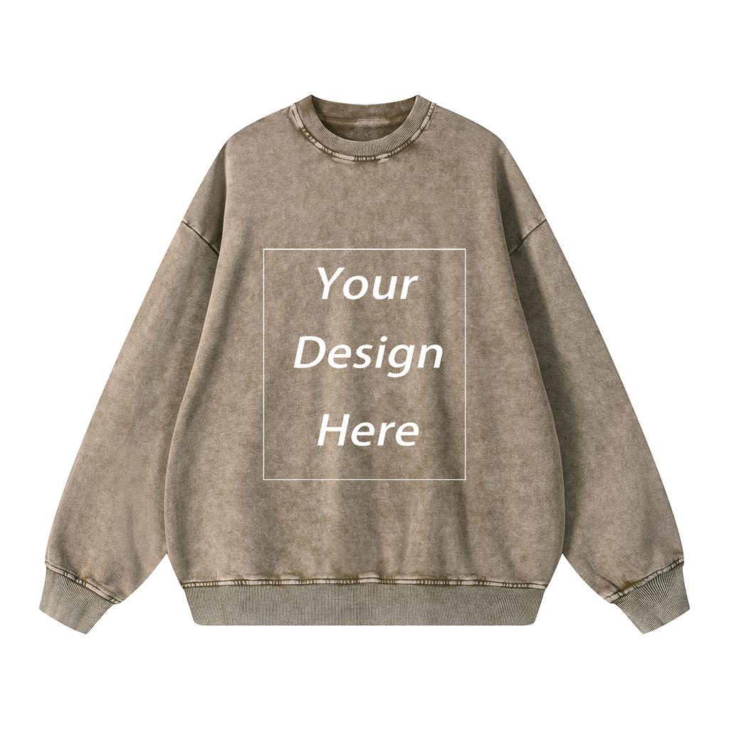 360 GSM хлопковый свитер индивидуальный унисекс классический свитшот