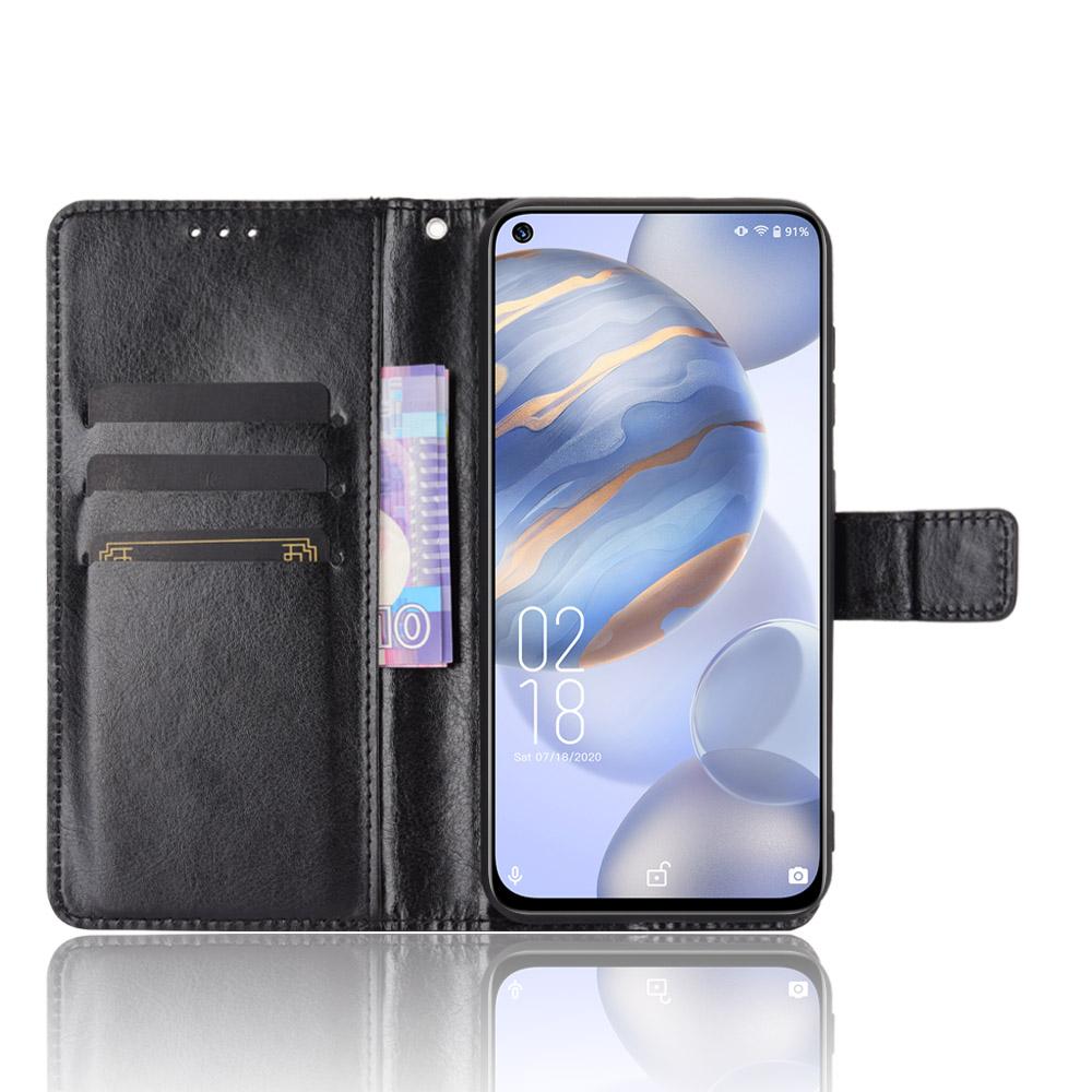 for Oukitel C21 Wallet Case with Kickstand & Card Slots – Shockproof, Dustproof, Business Heavy Duty Flip Leather Cover