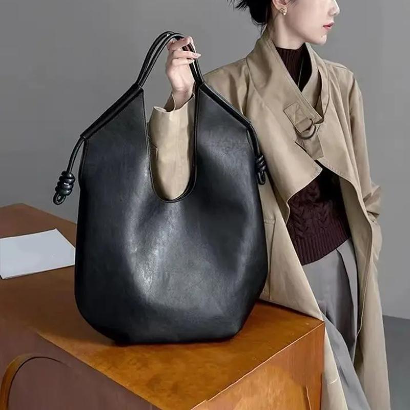 New Niche Minimalist Tote Advanced Large-capacity Commuter Single Shoulder Underarm Bag Fashion Trend Soft Bag MIT