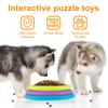 Игрушка-пазл для собак, медленная кормушка, интерактивная игра-пазл для собак, 3-слойный пазл, кормушка для щенков, многоразовая миска для медленного поедания для средних и крупных собак