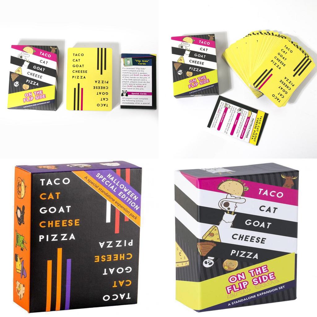 Taco Cat Goat Cheese Pizza Card Game With Brain Development Features For Party And Kids