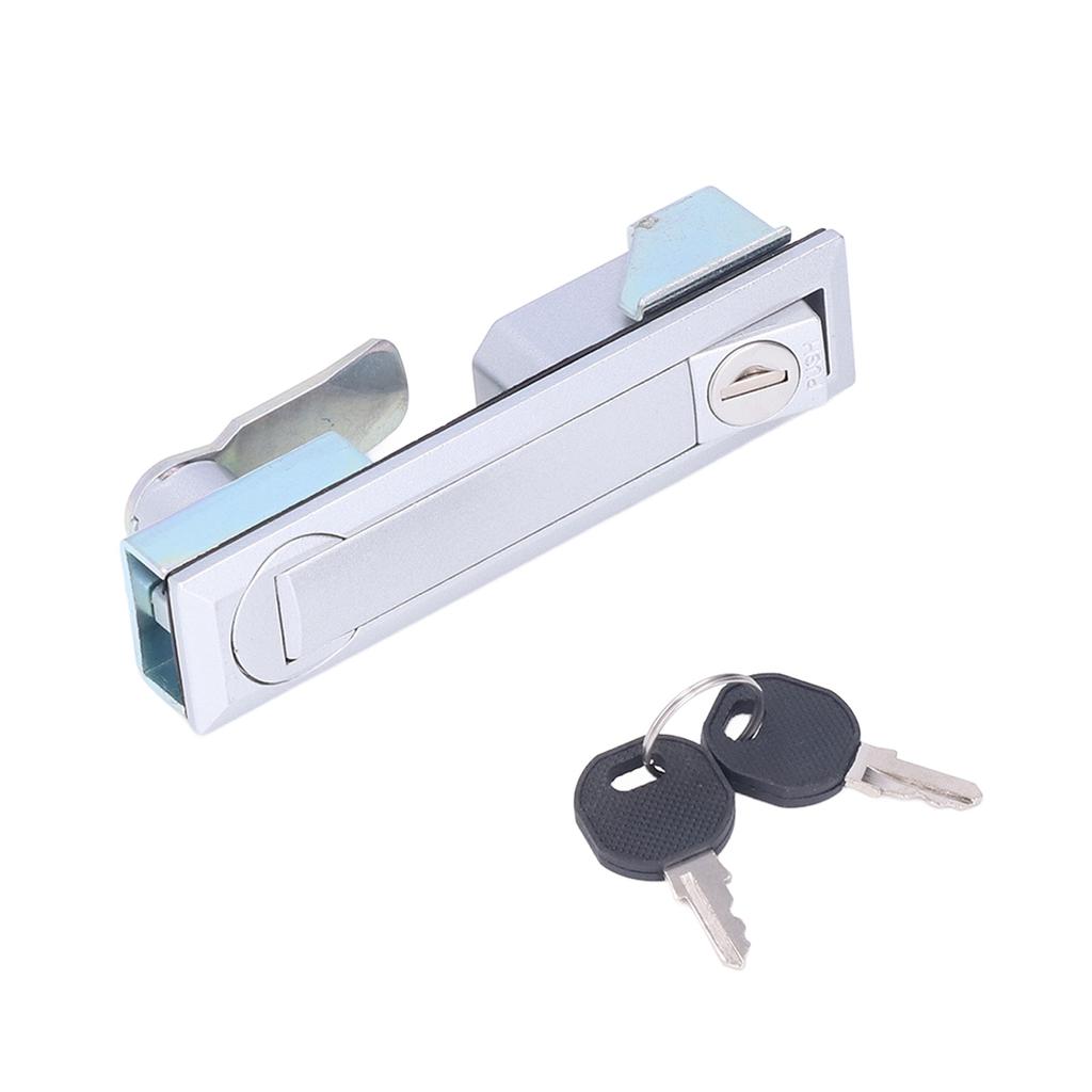 Защелка ручки двери автодома с замком безопасности и 2 ключами, хромированный цинковый сплав для автодома, яхты