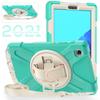 Rugged Case For Samsung Galaxy Tab A7 Lite 8.7 SM-T220 SM-T225 Hybrid Rotating Cover Anti-shock With Hand & Shoulder Strap Coque
