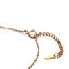 S925 Sterling Silver Gold-plated Zircon Japanese and Korean Version Retro Simple Lace Bracelet for Women