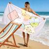 Sumikko Gurashi Print Beach Towel, Large Soft Quick Dry Towel for Beach Camping Swimming