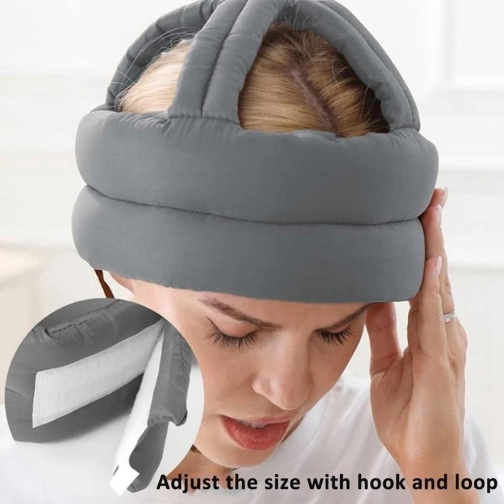 Breathable Cotton Elderly Anti-Fall Helmet Sponge Padded Anti-Fall Safety Hat Indoor Leisure