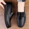 Fashionshoes men Fashion slip on Soft Moccasins Men Loafers handmade sewing High Quality Leather Shoes Mens Flats Driving Shoes men