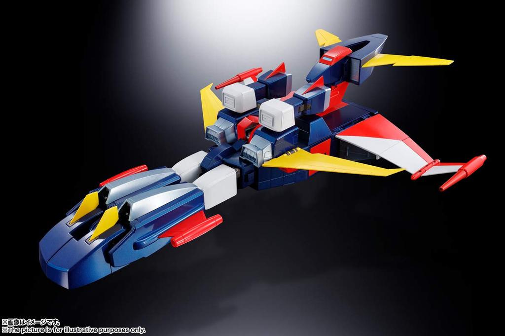 TAMASHII NATIONS Душа Чогокина Непобедимый робот Трайдер G7 240 мм Окрашенная подвижная фигурка GX-66R Приблизительно. АБС и ПВХ и литье под давлением