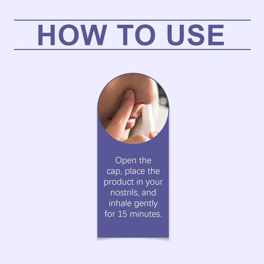 Nasal Inhaler Daily Cleaning To Nasal Itching And Discomfort Fresh Vitality Maintenance Nasal Inhaler 1ml