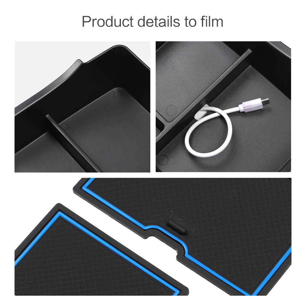 For Honda Vezel HR-V 2022 HEV Car Accessories Center Storage Box Arm Rest Armest Glove Holder Plate Car Container Organize