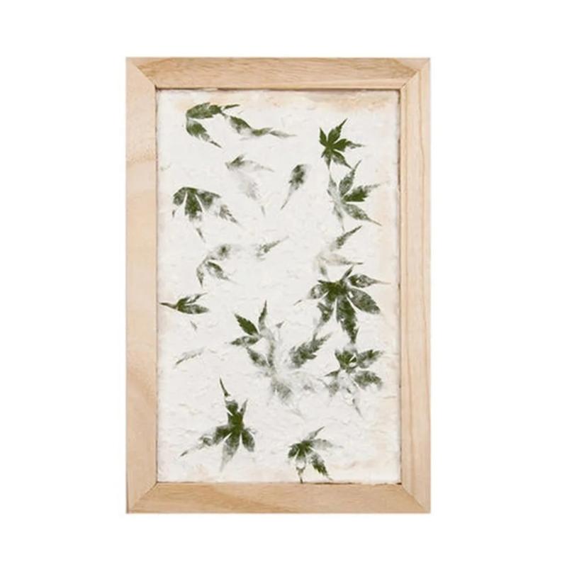 Набор из 2 многофункциональных деревянных форм-сеток для изготовления бумаги, рамы для изготовления бумаги для проектов ручной работы и креативного подарка