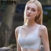 Seamless Bra Women's Mesh Fabric Adjustable Underwear Gathering Bra Push Up Bra