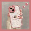 Подходит для iPhone15 Чехол для сотового телефона iPhone 14 Promax Милый мультяшный печенье 13 Прозрачный Полная упаковка XS Силиконовый Женский