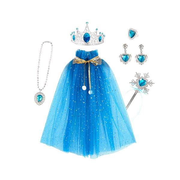 Market-sensitive Princess Play Party Prop Set, Blue, 1 Piece Korean Popular Toys