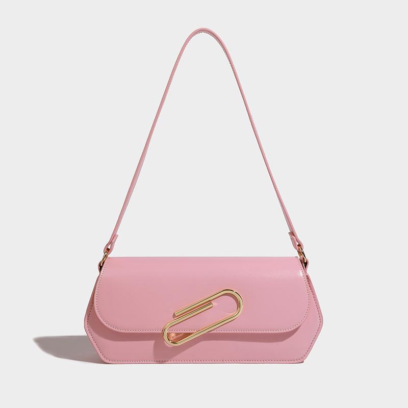 Сумка-подмышка Paper Clip для женщин с ретро-дизайном Baguette Premium Commuter Shoulder Bag