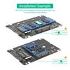 M.2 NGFF Msata SSD в SATA3.0 2.5-дюймовые M.2 SSD Конвертеры Райзер Карта Адаптер Для 2230 2242 2260 ПК Ноутбук Карта Расширения 6 Гбит/с