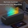 Новый аппарат для ароматерапии с имитацией пламени, пульт дистанционного управления, 7-цветная подсветка, регулировка времени, отключение звука, увлажнение, бытовой парфюм-расширитель