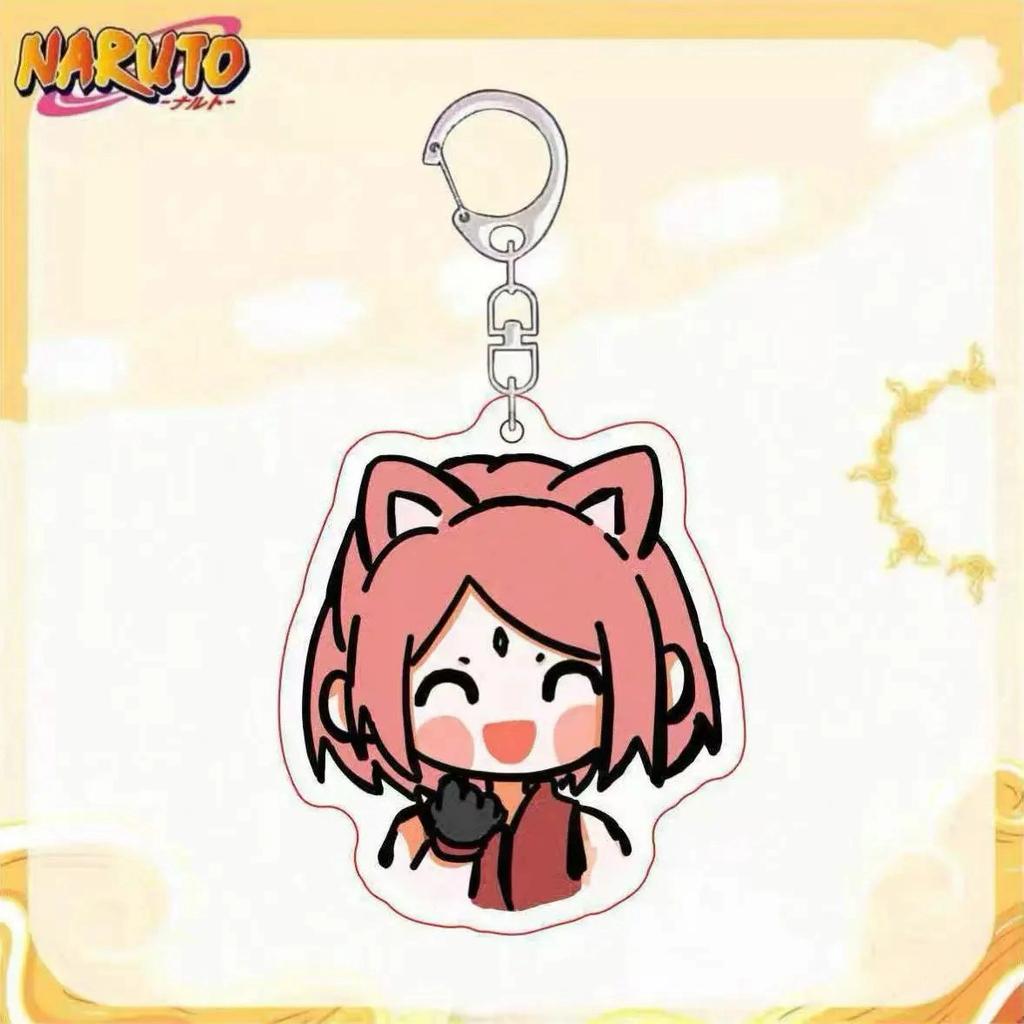 Аксессуары для акриловых брелоков Аниме Наруто Брелок для ключей с рисунком из мультфильма Узумаки Наруто