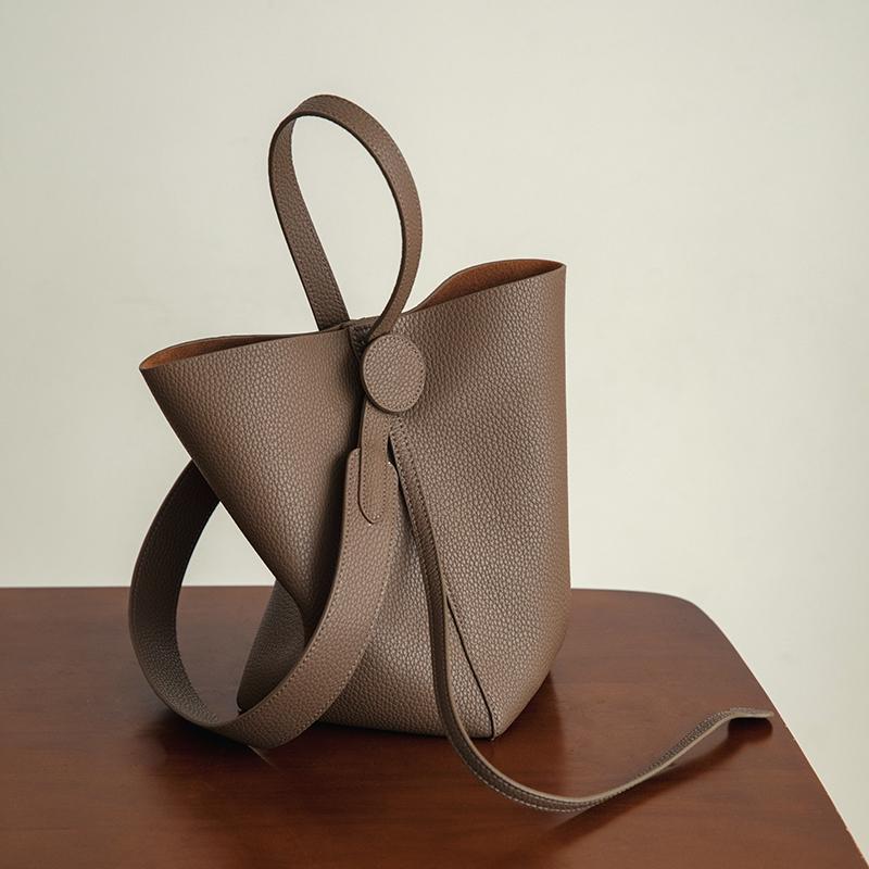 2025 New Women's Fashion All-match Shoulder Bucket Bag Soft Leather Composite Crossbody Bags Luxury Designer Bag For Woman