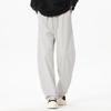 fingercroxxit Men's American Style Loose Fit Straight Leg Casual Pants