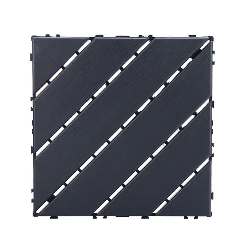 30x30 см Уличная плитка для пола из пластика для стыковки напольных покрытий для балкона, двора, террасы, ремонт водонепроницаемого пластикового пола