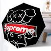1 шт. Supreme Kaws Автоматический зонт-трость с открытием/закрытием, Портативный 3-складной компактный зонт для мужчин и женщин, Идеальный подарок на день рождения, Рождество a0813120
