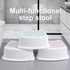 Squatting Toilet Stools Non-slip Bathroom Potty Step Stool Ergonomic Squatting Stools For Children Elders Toilet Plastic Footres