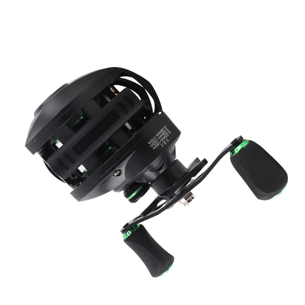 HL Металлическая катушка для бейткастинга Левая рука Магнитный тормоз Рыболовный аксессуар