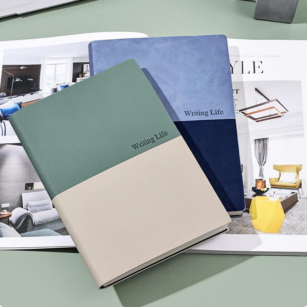 (Возможна гравировка логотипа) Мягкая кожаная тетрадь для школьников формата А5, дневник, рабочая тетрадь, журнал для записей деловых встреч, заметки по предметам, справочник