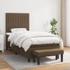3136736 vidaXL Divan Bed with Mattress Dark Brown 100x200 Cm