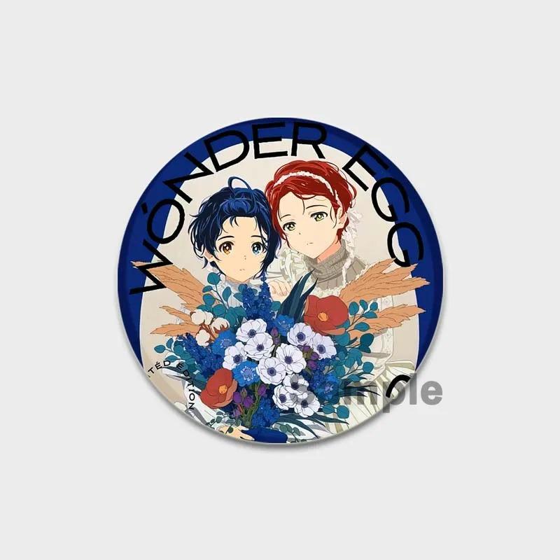 32/44/58MM Wonder Egg Priority Brooches, Cartoon Ohto Ai Cosplay Badge, Anime Brooch, Enamel Pin, Jewelry Accessories, Backpack Decoration