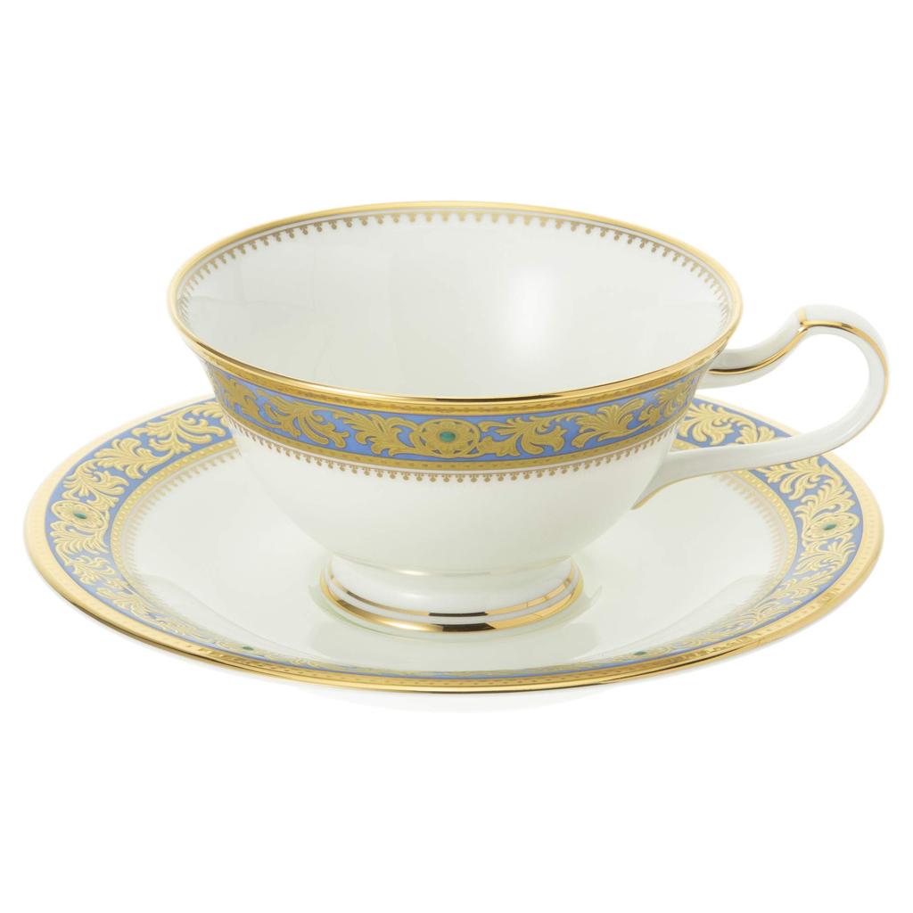 Noritake Cup Saucer 220cc Grand Brochet Bone China & (Coffee Tea) Y59587/4465-2