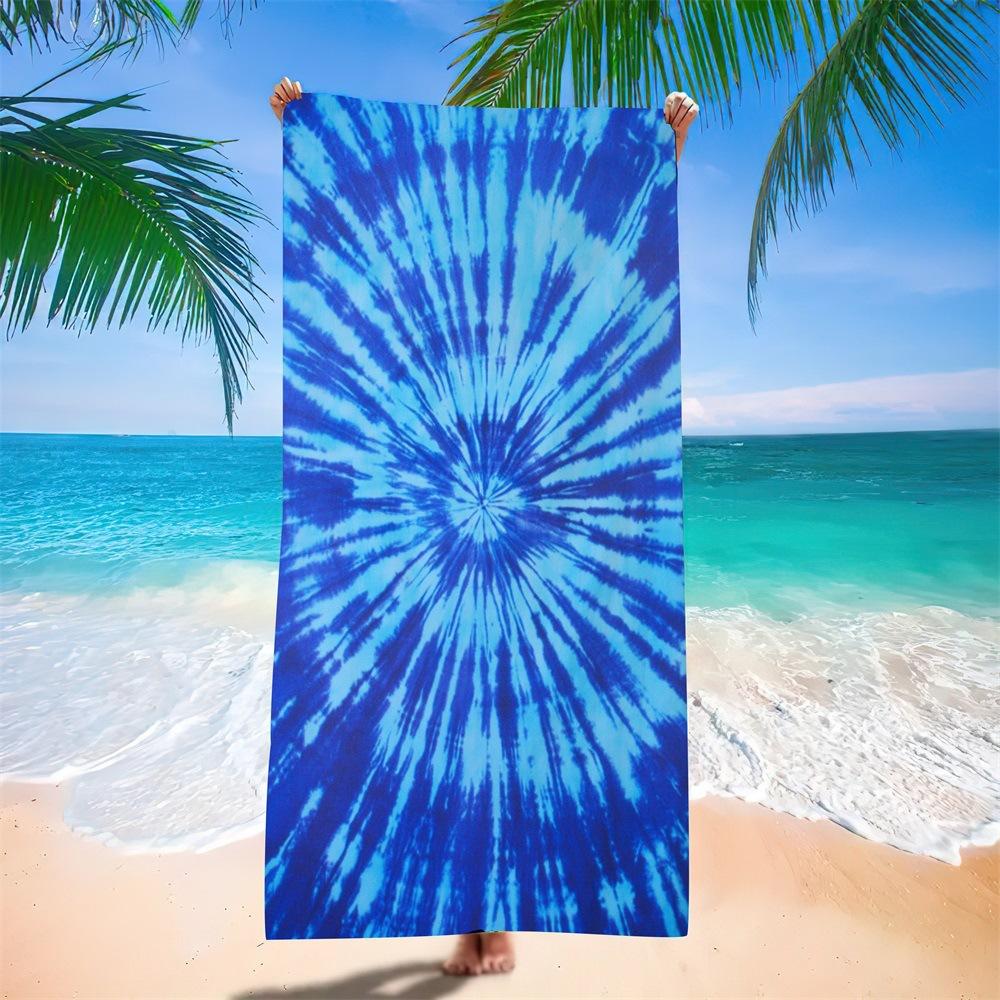 Water-Absorbing Portable Adult Football Beach Towel European, American And South American Bath Towel Digital Printing Factory