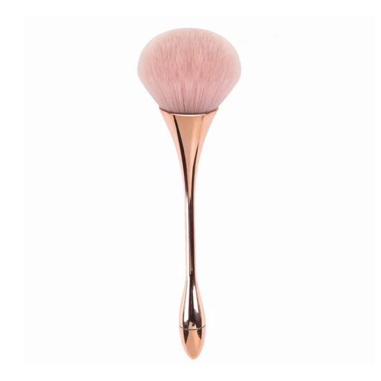 Makeup Brush with Long Handle Soft Synthetic Bristles Cosmetic Brush Blush Loose Powder Foundation Blending Kabuki Nail Dust Brush