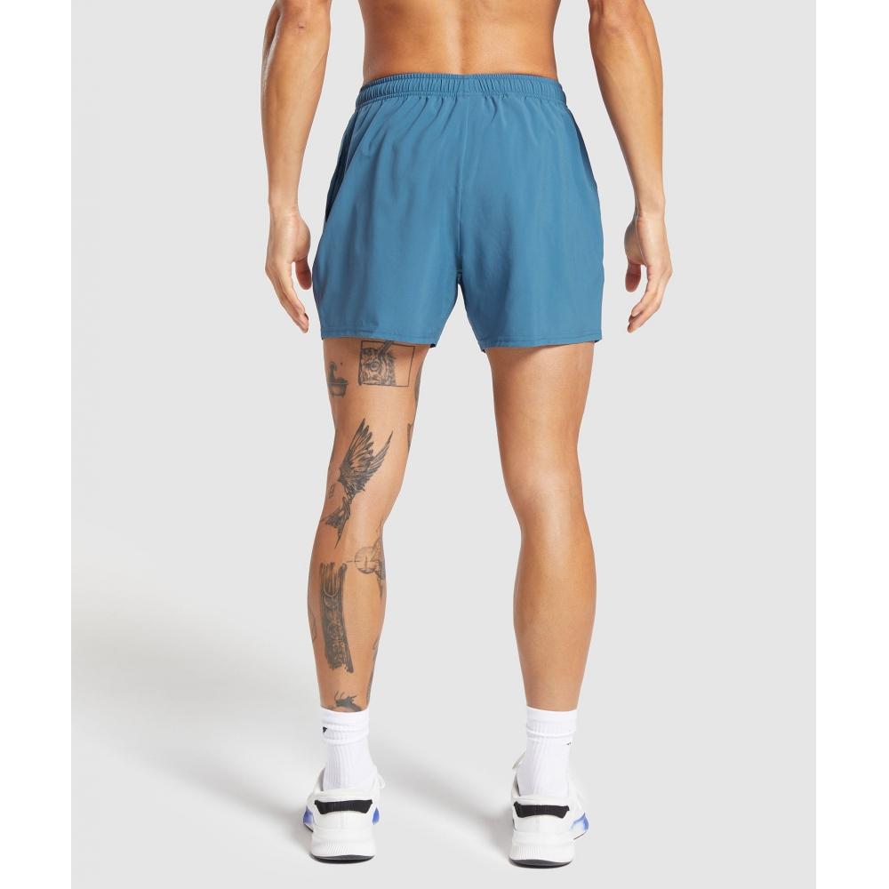 Gymshark Arrival 5 Shorts Utility Blue A2a1m Ucmr.