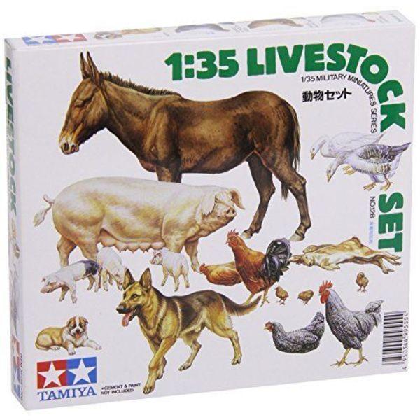 TAMIYA 1/35 Animal (Livestock) Set Model Kit NEW from Japan